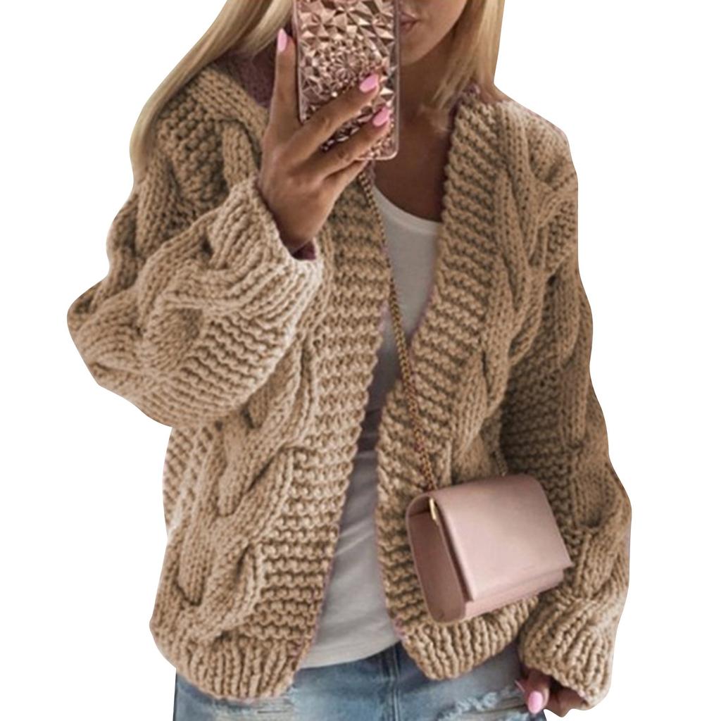 Women's Fashion Casual  Knit Cardigan Sweater