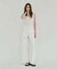 LOSSYROW Urban Wide Chino Pants White