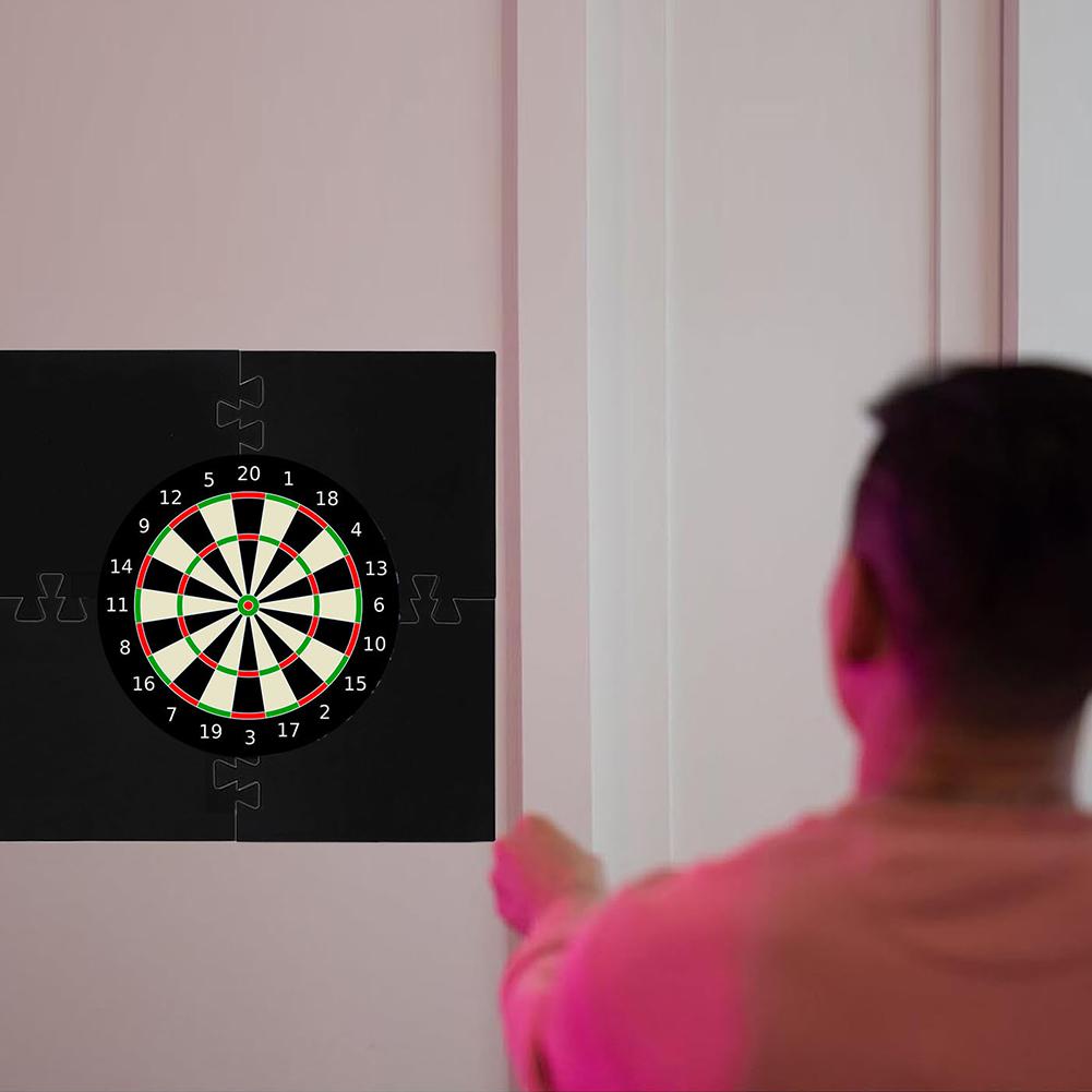 Splicing Dartboard Surround Wall Protector Square Dartboard Surround Lightweight Dartboard Backboard for Games