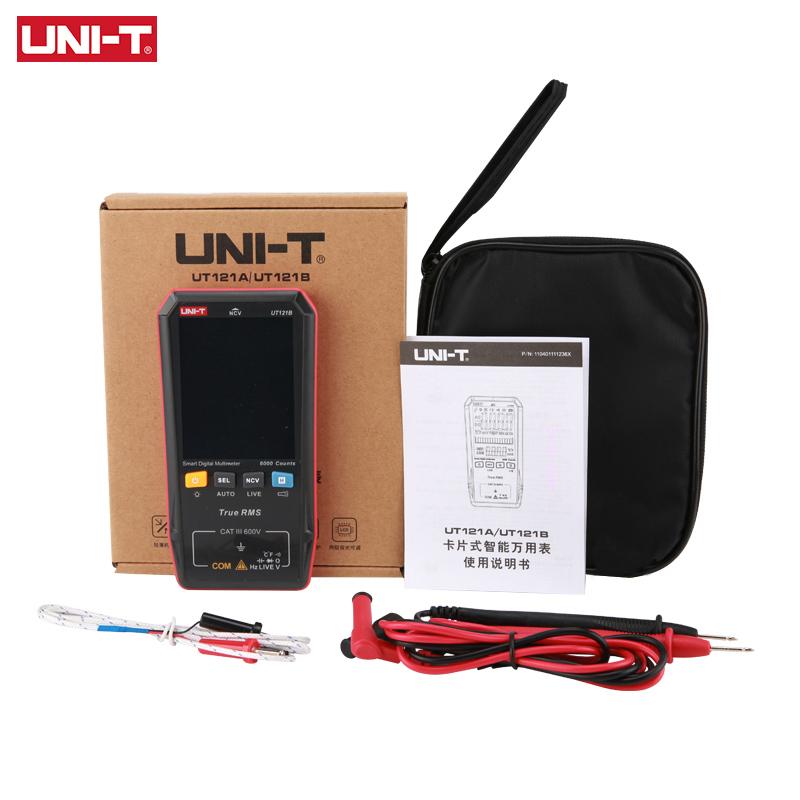 UNI-T Digital Smart Multimeter UT121A UT121B UT122 600V AC DC Voltmeter True RMS Multimeter NCV Resistance Capacitor Tester Tool