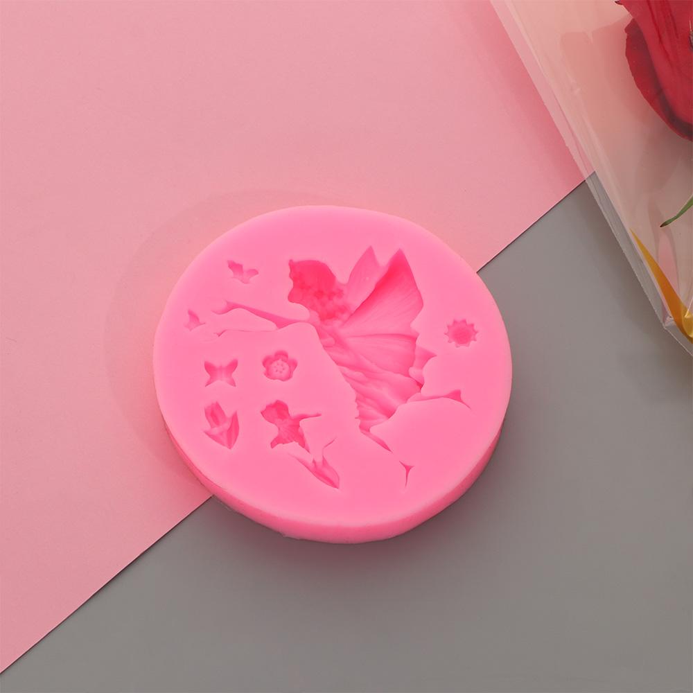 Girl Silicone Candy Gumpaste Mould Baking Bakeware Fondant Cake Decorating Tools Cupcake Mold