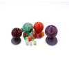 100-200Pcs Colorful Round Imitation Natural Stone Bead Loose Spacer Bead For DIY Necklace Bracelet Jewelry Making Supplies