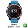 Protection écran pour Garmin Quatix 7 - 47mm [Pack 6] Film Plastique Protecteur Résistant Ultra Mince Phonillico