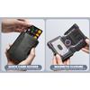 Popular One-click Elastic Card, Metal Leather Card Bag, RFID Anti-theft Brush Function, Multi-card Men's Wallet