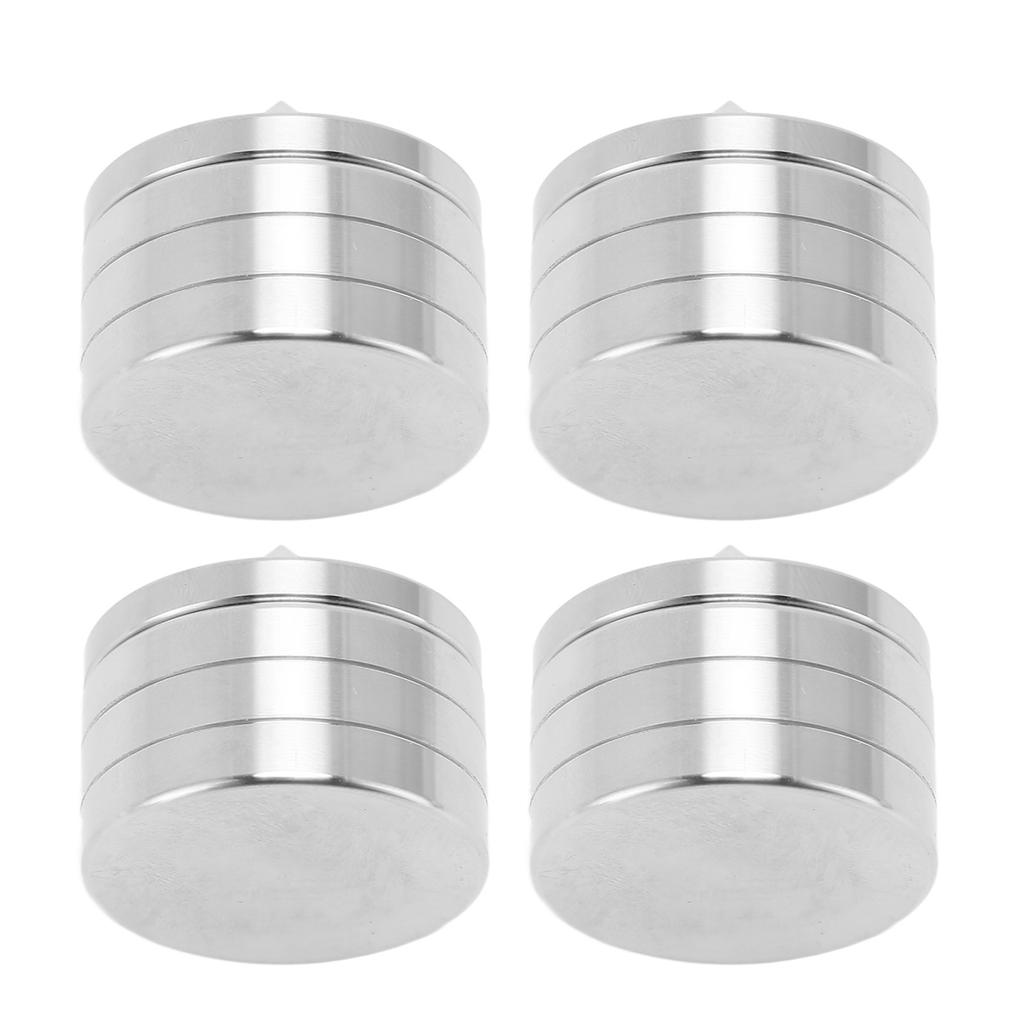 4 buc tampoane de izolare pentru difuzoare HiFi, tampoane cu absorbție de șocuri, cu țepi pentru difuzoare și tampoane antiderapante