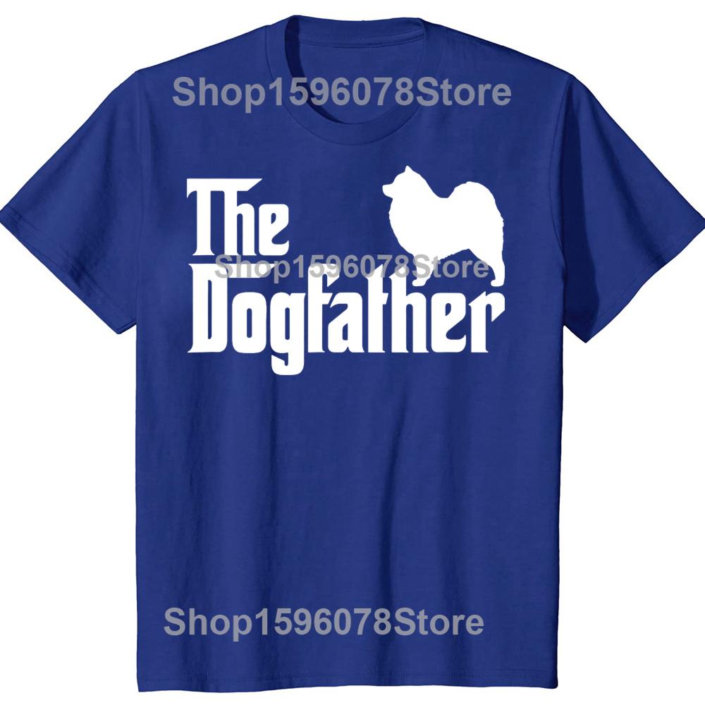 Funny Samoyed Lover Gift DogFather T Shirts Summer Style Graphic Cotton Streetwear Short Sleeve T-shirt Mens Clothing