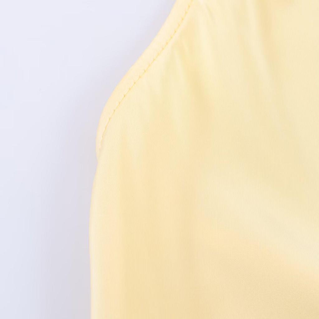 Spring 2026 European Style Women's Silk Satin Halter Neck Top