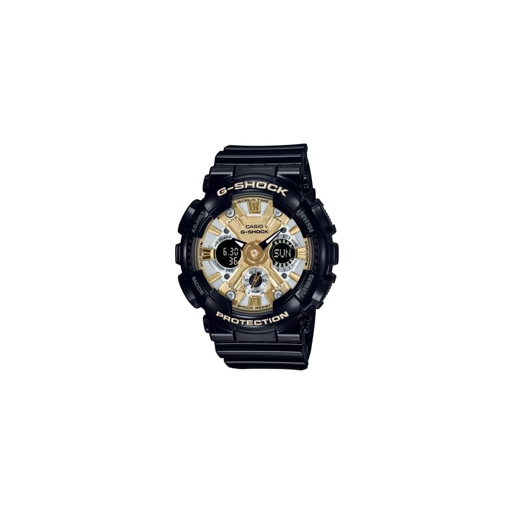 Casio G-Shock GMA-S120GB-1A Men s Watch Black Resin Strap Analog Digital Design