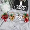 Christmas Bells Bowknot Hanging Ornament for Tree Car Christmas Decorations 2023