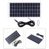 Solarpanel 5W 12V Outdoor DIY Solarzellen Ladegerät Polysilizium-Paneele USB Outdoor Tragbar Solar für Außenleuchte Pumpe
