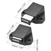 4pcs Touch Magnetic Latches Press Catch Latch for Cabinet Door Cupboard Black