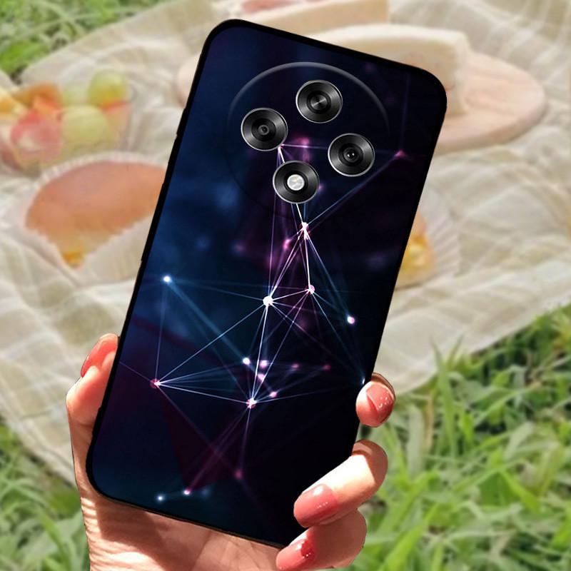 Für OPPO Reno 12 F Hülle Marmor Weiches Silikon Stoßfest Coque Für OPPO Reno 12F 5G Schützen Handyhülle Reno12F Fundas