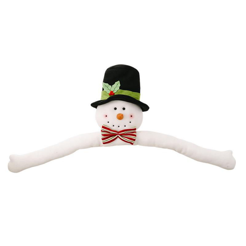 Christmas Tree Topper Cartoon Long Arm Santa Claus Snowman Reusable Holiday Decoration Xmas Tree Decoration Party Supplies
