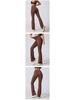 Peach High Waist Butt-Lifting Flare Yoga Pants for Women - Micro Flare, Skinny Fit, Long Length Fitness Pants