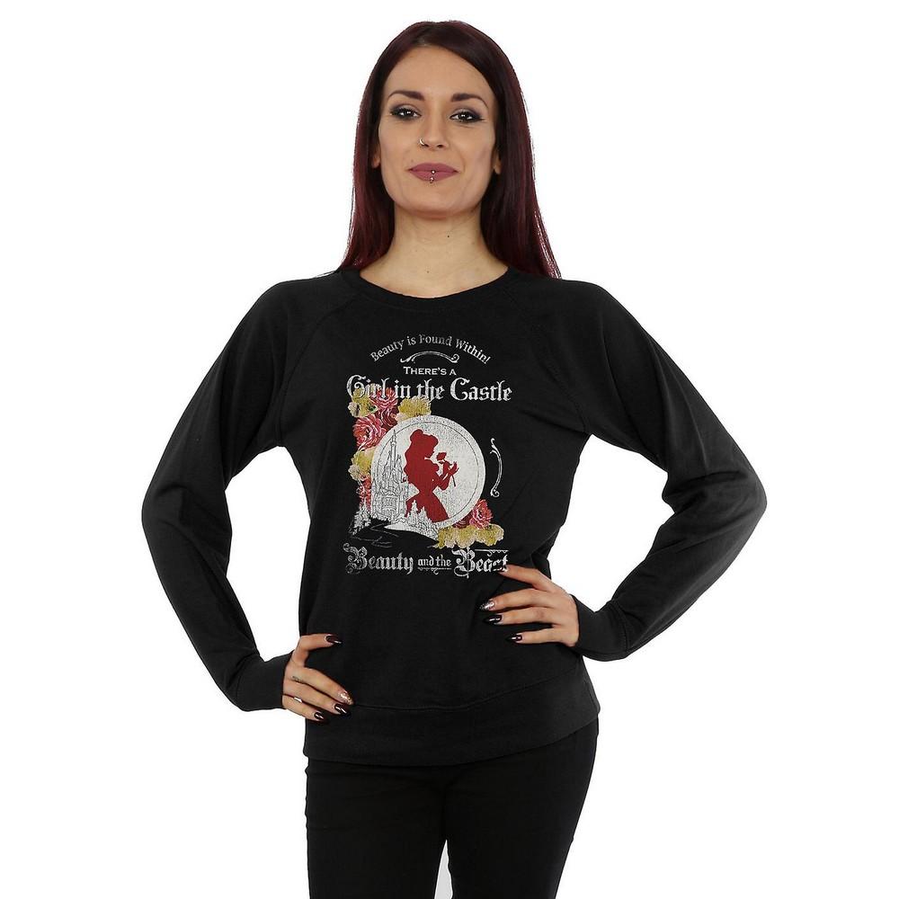 Beauty And The Beast Womens/Ladies Girl In The Castle Sweatshirt