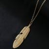 Bohemian Retro Feather Long Necklace