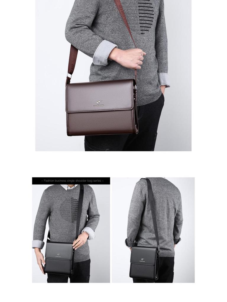 2025 Herren Umhängetasche mit großem Fassungsvermögen für Business Casual - Horizontale & Vertikale Tablet-Stile