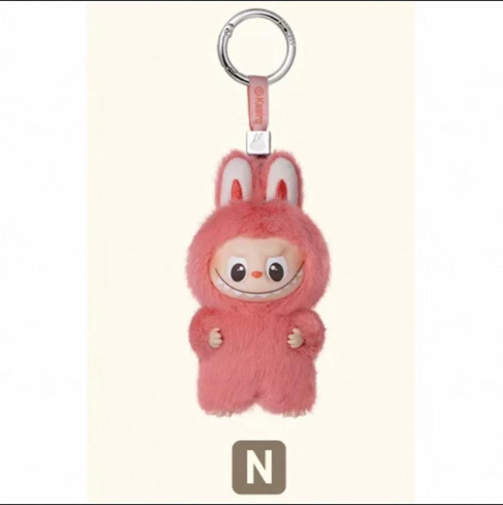 Cute Labubu New 4th Gen Mini Vinyl - Face Plush Blind Box: Ideal Backpack Accessory, Keychain & Christmas Gift, Also a Fun Children's Hand Puppet Toy