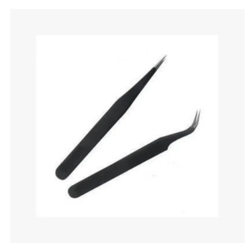 

Anti - static Stainless Steel Tweezers (Elbow and Straight) for Kitchen Bakeware Decoration, Cake Mold Sugarcraft Tool, 2Pcs/set