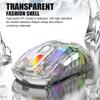 XYH20 Mouse BT5.0 2.4G Wireless Mouse 3-mode  2.4G Wireless BT5.0&USB Wired Transparent RGB