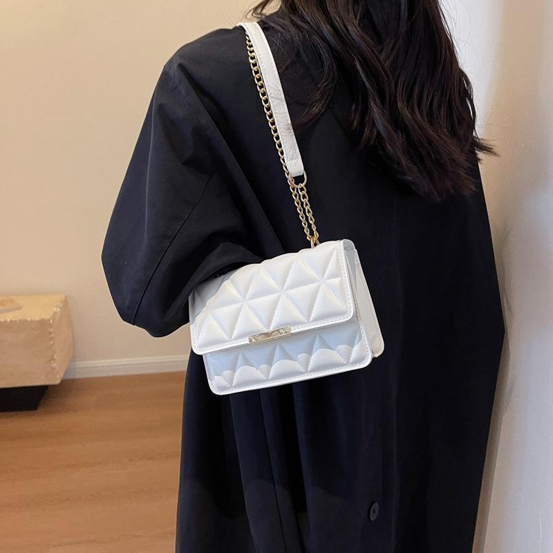 Fashion simple handbag 2025 autumn new casual foreign shoulder bag simple fashion small messenger bag tide