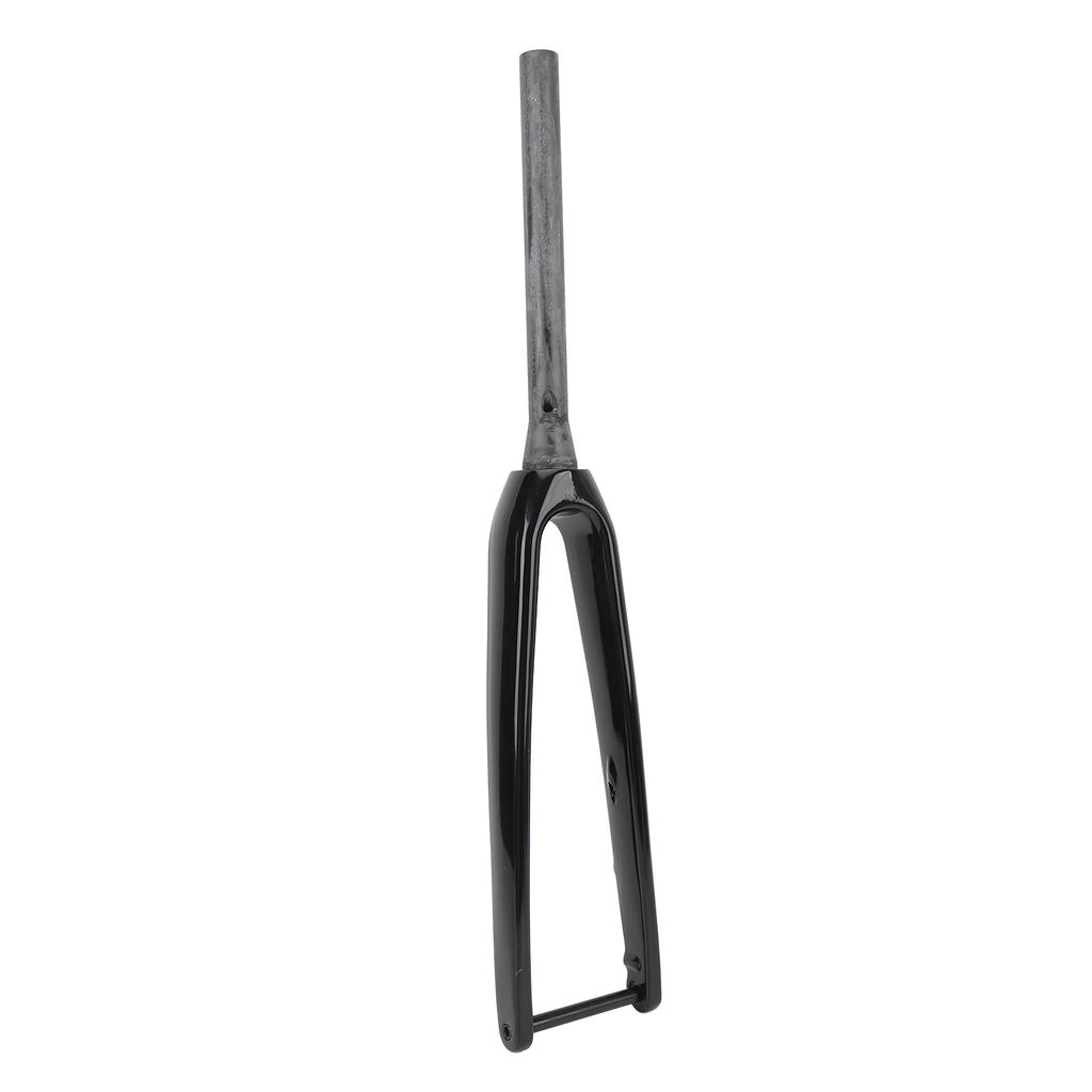Cycling Front Fork 3K T800 Carbon 100x12mm Thru Axle 1-1/8 Inch Diameter 45mm Offset Flat Disc Brake Front Fork