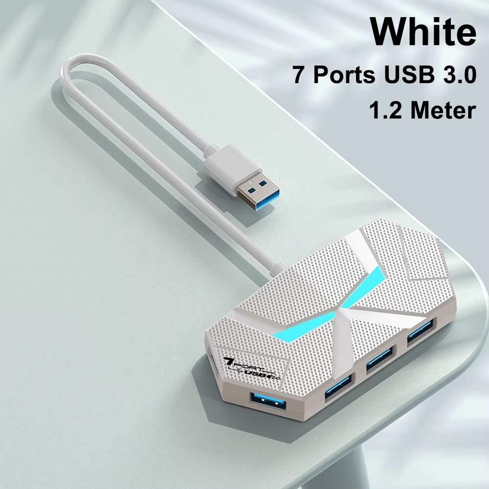 Type C USB Docking Station 4/7 Ports USB 3.0 HUB Splitter USB Splitter Adapter Hard Drive