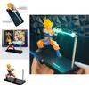 Lampada da Notte Goku Genkidama di Dragon Ball Z con Design Magnetico per Fan degli Anime