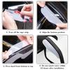 2Pcs Car Rear View Mirror Sticker Rain Eyebrow Auto Side Mirror Rain Proof Cover For VW Passat Jetta Golf Touran Beetle Polo