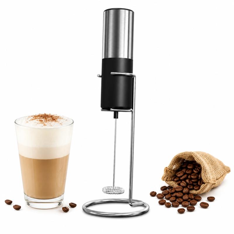 Kitchencook Kfoam - Mousseur à Lait électrique Avec Support