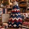 Artigianato da Cucito Fatto a Mano Kit Albero in Tessuto Trapuntato di Halloween, Gatto Strega Ragno Fai da Te Esposizioni Festive da Tavolo Progetto Artigianale Imbottito 3D per Quilting