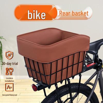 Mountain Bike Front & Rear Storage Baskets for Folding Bicycle