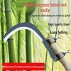 Manganese Steel Betel Nut Knife: High-Altitude Pruner, Grass Cutting Sickle, Harvesting & Fruit Picking Tool