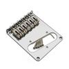 6 String Fixed Bridge Electric Bass Bridge Adjustable String Bass Bridge Bass Hardware Metal Texture for Electric Bass