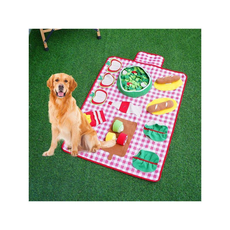 

Export New Arrival Pet Supplies Pet Smell Pad Training Pad Consume Physical Strength Puzzle Picnic Mat Can Hide Food Picnic mat