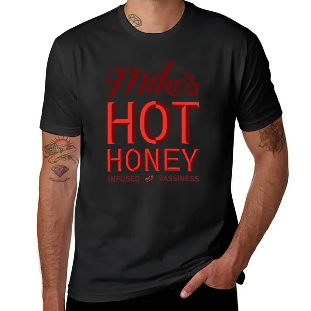 Hot honey T-Shirt shirts graphic tees plus sizes cute clothes plain black t shirts men