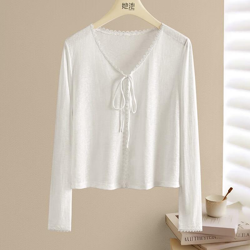 Shechi Women s Lyocell Blend Lightweight Cardigan S