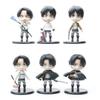 Unique Attack On Titan Eren And Levi Pvc Figures 10cm Gashapon Toys For Stylish Home And Car Decoration