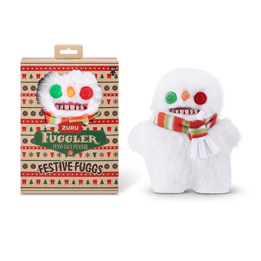 Fuggler Serie Festival Mostri Carini Peluche Renna Pupazzo di Neve Natale Pan di Zenzero Kawaii Divertente Trendy Bambola Peluche Regali