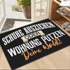 "Please Take Off Your Shoes or Clean Up" for Entrance Door. Bedrooms and Living Rooms, Non-Slip, Comfortable, Soft, Home Decor