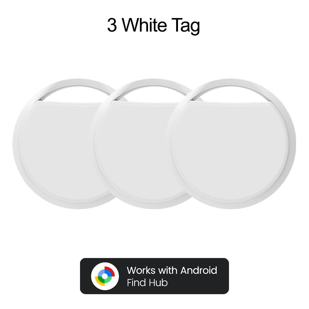 Smart Location Tag Android Bluetooth Locator GPS Tracker Work With Google Find Hub Anti-Lost Item Finder Keys Luggage Kids Bag