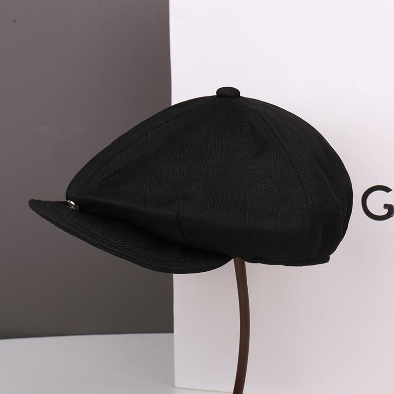 Spring and autumn show face small beret children fashion students versatile big head circumference painter hat casual bud hat