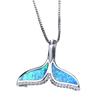 Wish European and American marine life fishtail pendant women's small fresh simple personality collarbone chain