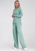 Elegant Women's Tracksuit - Set Hoodie and Trousers - Mint M1250 R. S