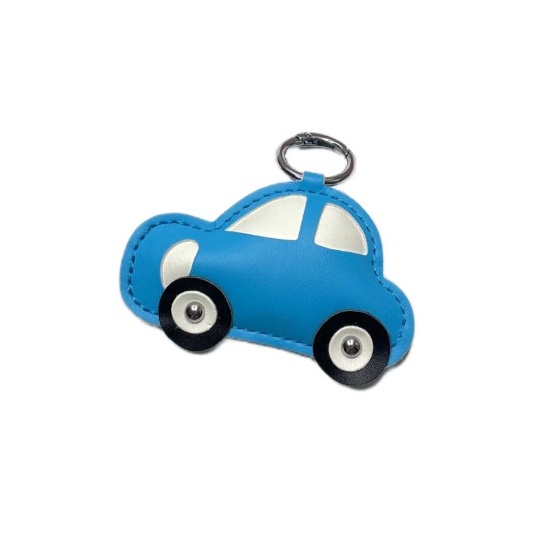 Vintage Creative Car Keyring Accessories Key Chains Alloy PU Material Creative Keychain Ornaments Cartoon Schoolbag Bag Pendant