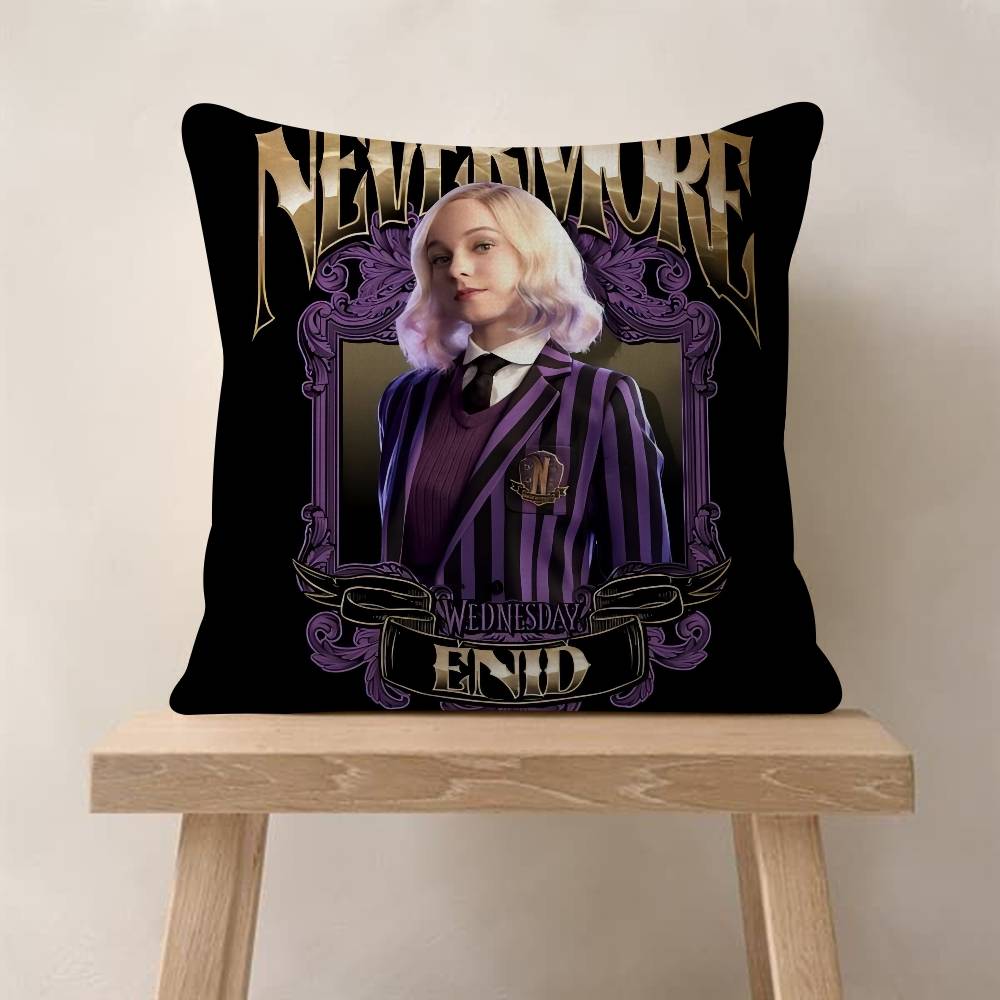 Horrorfilms W-Woensdagen-es Kussenhoes Kussensloop Decor Kussensloop Bedrukt Kussenhoes Voor Bank 45x45cm