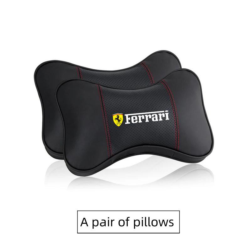 Car Headrest Restraint Neck Pillow Seat Belt Shoulder Pad For Ferrari 308 GT4 328 GTB GTS F355 360 Modena F430 458ltalia 488 F12 NBA1