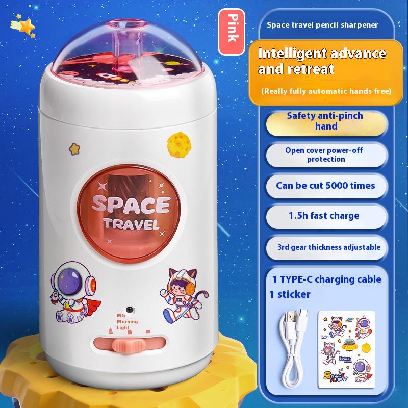 M&g Electric Pencil Roller, Automatic Pencil Sharpener, Student Pencil (thick And Thin Adjustable) For Students, Schools, Office