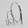 Metal Zip Ties 304 Stainless Steel Cable Tie Heavy Duty Self-Locking Strap Ties Multi-Purpose Metal Exhaust Wrap Lock