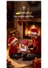 Christmas Red Cart Building Blocks Educational Toy for Children